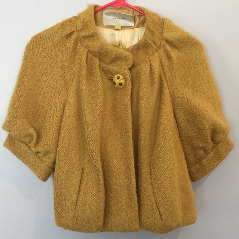 Leifsdottir Anthropologie cropped jacket